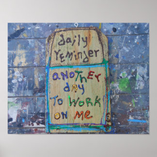 Póster recordatorio diario