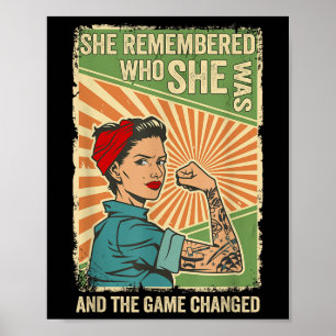 Póster Recordó Quién Era Y El Juego Cambió