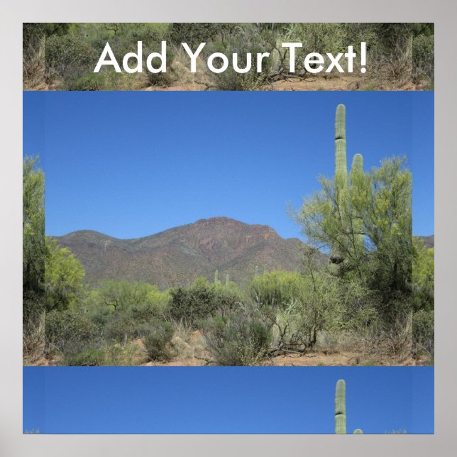 Póster Recorrido de Apache escénico (Frente)