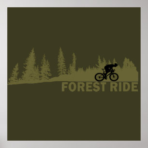 Póster Recorrido por los bosques