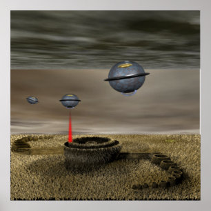 Póster Recortar círculos