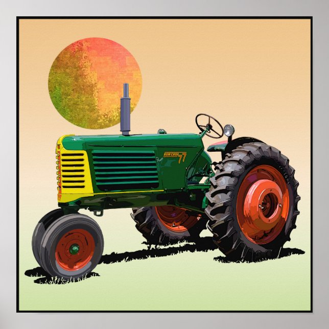 Póster Recorte de fila del modelo 77 (Frente)