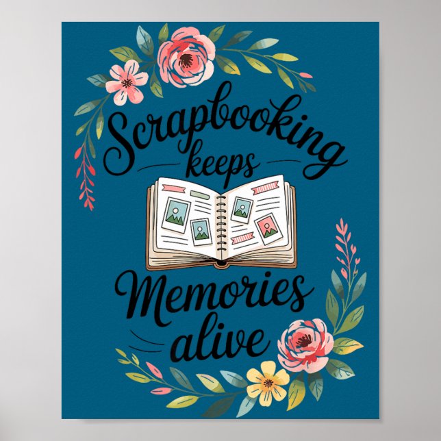 Póster Recortes de scrapbooking lindos  (Frente)