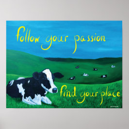 Póster Rectangle poster (siga su pasión)