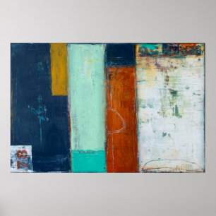Póster Rectángulos abstractos