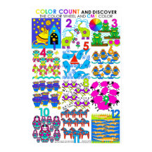 Recuento de colores y descubrimiento de color CMY