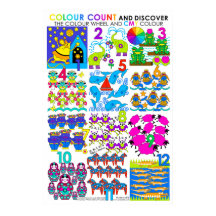 Recuento de colores y descubrimiento de Poster gra