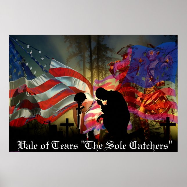 Póster Recuento del valor de las lágrimas en el monumento (Frente)