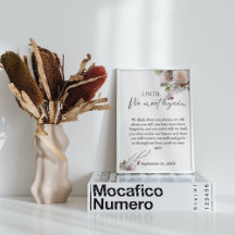 Recuento familiar de Rótulo de boda de invierno