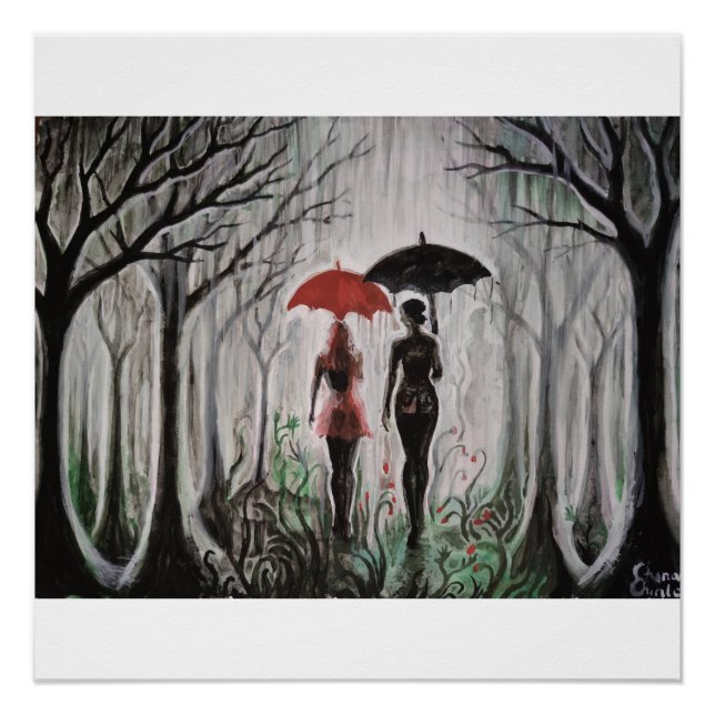 Póster ¿Recuerdas la lluvia? (Anverso)