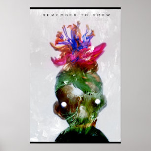 Póster Recuerde crecer