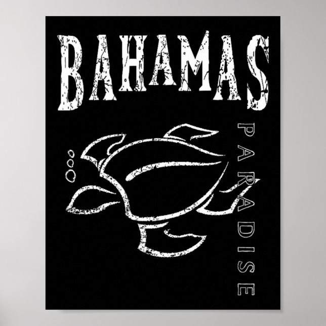 Póster Recuerdo de Bahamas (Frente)