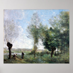 Póster Recuerdo de Camille Corot de Coubron