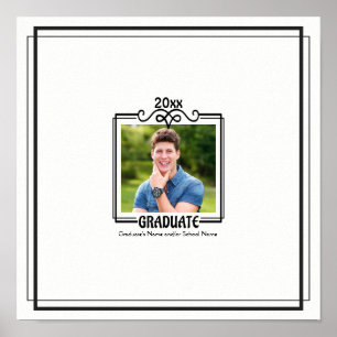 Póster Recuerdo de Graduación Autógrafo