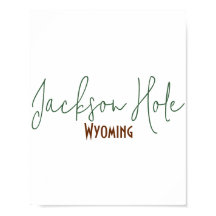 Recuerdo de Jackson Hole, Wyoming