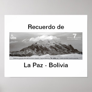 Póster Recuerdo de Las Paz