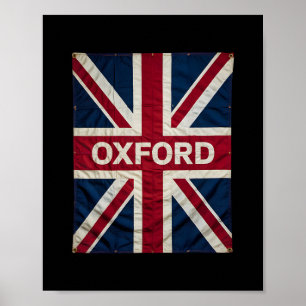 Póster Recuerdo de Oxford Inglaterra Gran Bretaña Uk Hist