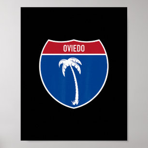 Póster Recuerdo de vacaciones de la autopista interestata