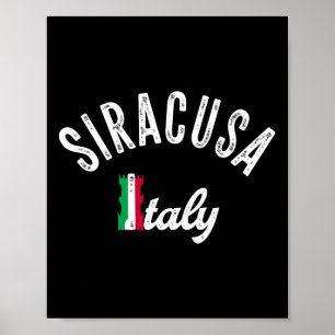 Póster Recuerdo de vacaciones en Siracusa Sicilia - Sirac
