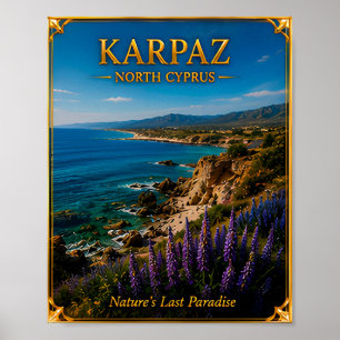 Póster Recuerdo de viaje a la naturaleza salvaje de Karpa