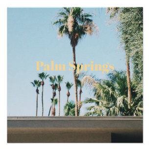 Póster Recuerdo de viaje a Palm Springs