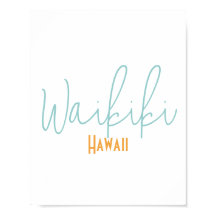 Recuerdo de Waikiki Hawaii