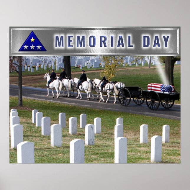 Póster Recuerdo del Día de la Conmemoración (Frente)
