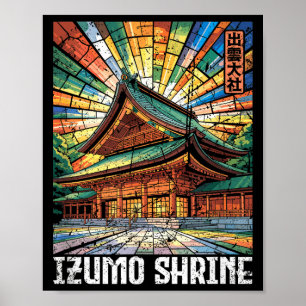 Póster Recuerdo del Gran Santuario de Izumo Shimane Japón