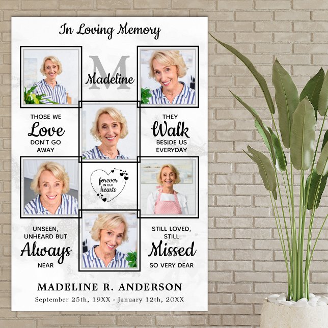 Póster Recuerdo Funeral 6 Collage de Fotos En Memoria Amo (Subido por el creador)