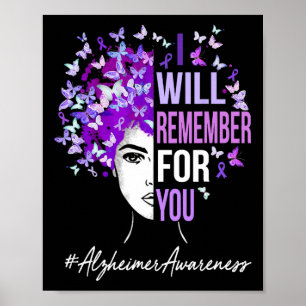 Póster Recuerdo Por Ti A Heimerheimer Awareness Wom