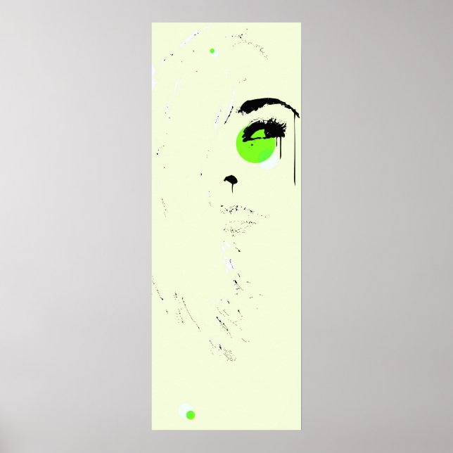 Póster recuerdo que la electricidad estática te hizo llor (Frente)