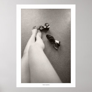 Póster RECUERDO SUS PIERNAS POSTER Rectangular
