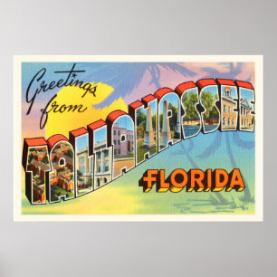 Póster Recuerdo viejo del viaje del vintage de
