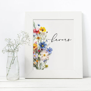 Póster Recuerdos de Flores Silvestres
