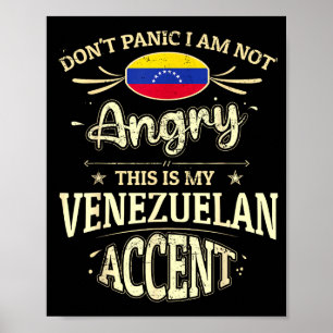 Póster Recuerdos de la Bandera de Venezuela para hombres