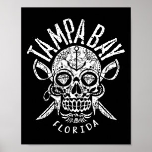 Póster Recuerdos de Tampa Bay Florida