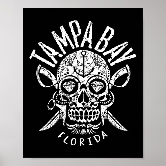 Póster Recuerdos de Tampa Bay Florida (Frente)