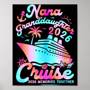 Póster Recuerdos Divertidos Crucero Nieta Abuela 2026