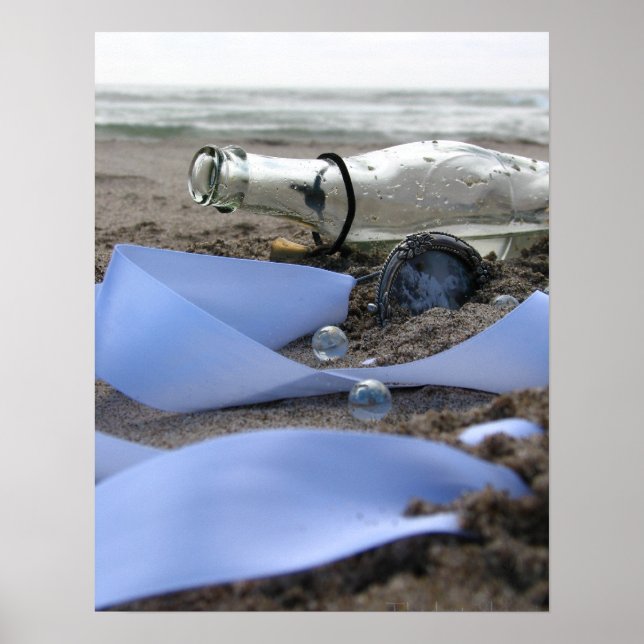 Póster Recuerdos en una botella (Frente)