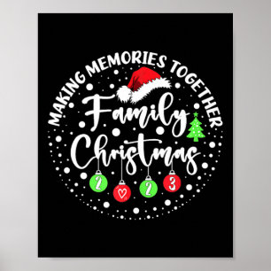 Póster Recuerdos Juntos Navidades familiares personalizad