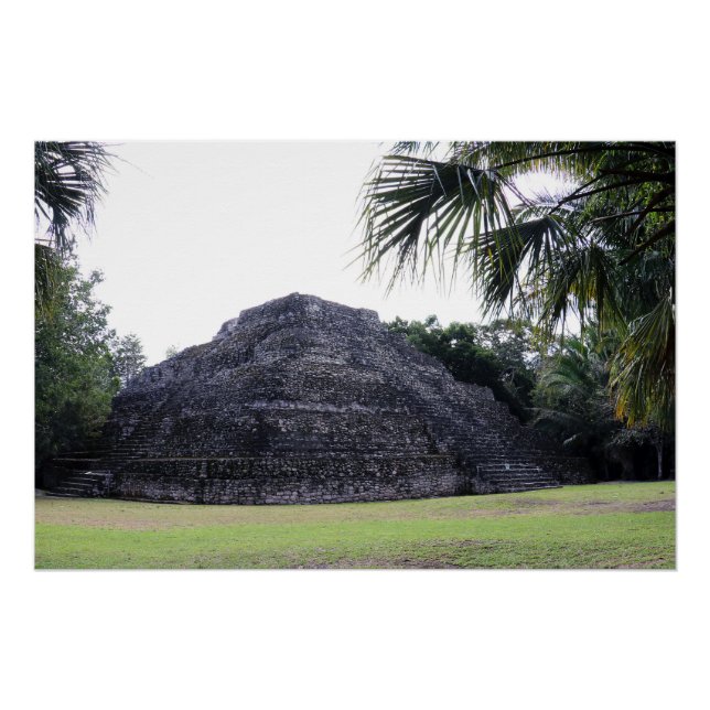 Póster Recuerdos Mayas (Anverso)