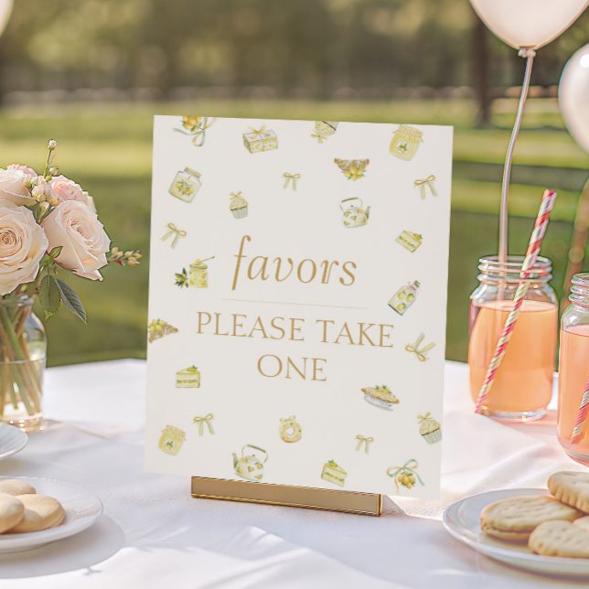 Póster Recuerdos para Baby Shower de Limoncito Dulce (Subido por el creador)