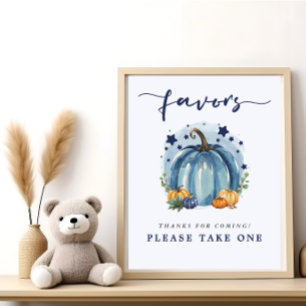 Póster Recuerdos para Baby Shower de Un pequeño y dulce n