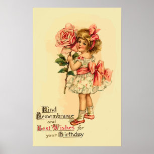 Póster Recuerdos para su cumpleaños