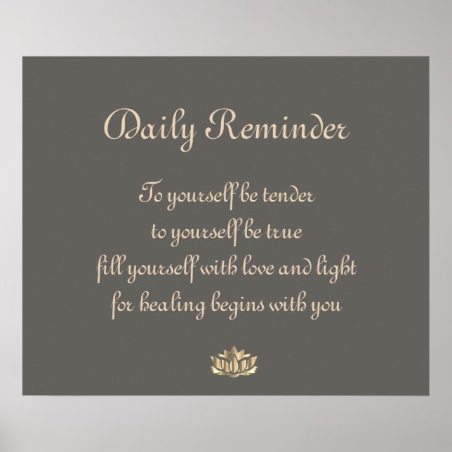 Póster Recuperación curativa (Frente)