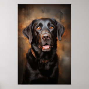 Póster Recuperación de Labrador de chocolate