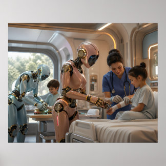 Póster Recuperación Pediátrica con Robot de IA
