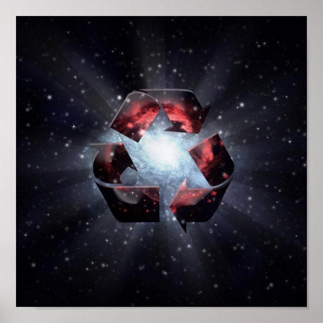 Póster Recycle (space) (Frente)