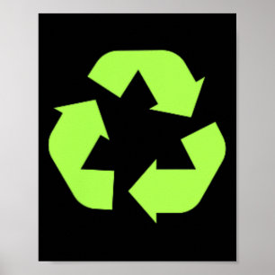 Póster Recycles Earth Environmental Sustainability Recycl