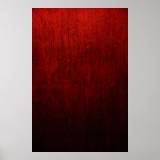 Póster Red and black floral textile (Frente)